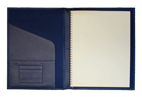 Leather Letter Size Spiral Notebook