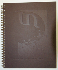 Embossed Spiral Bound Notebook