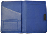 Blue Spiral Notepad Holder